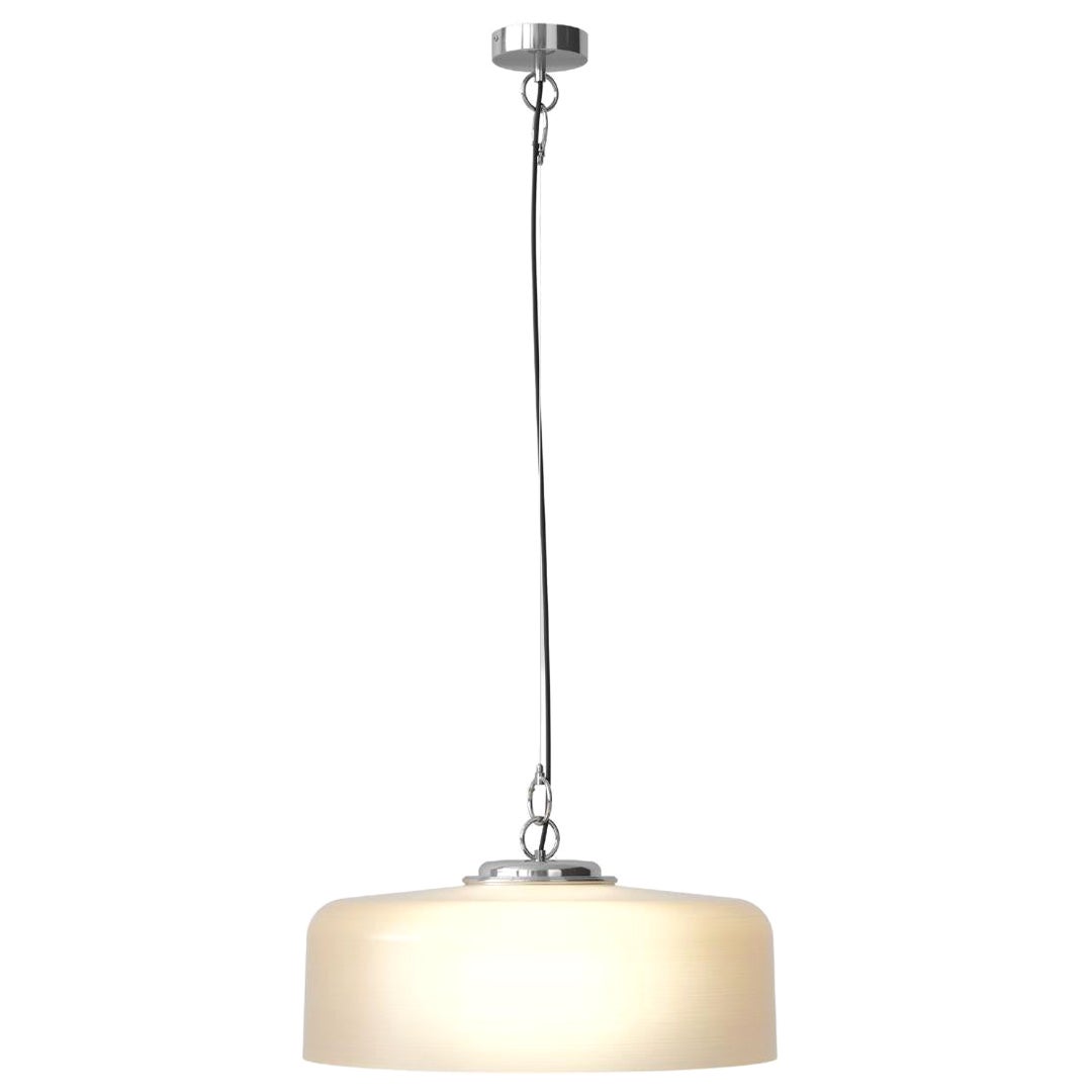 Franco Albini & Franca Helg 'Model 2050' Suspension Lamp in Pearl for Astep  For Sale