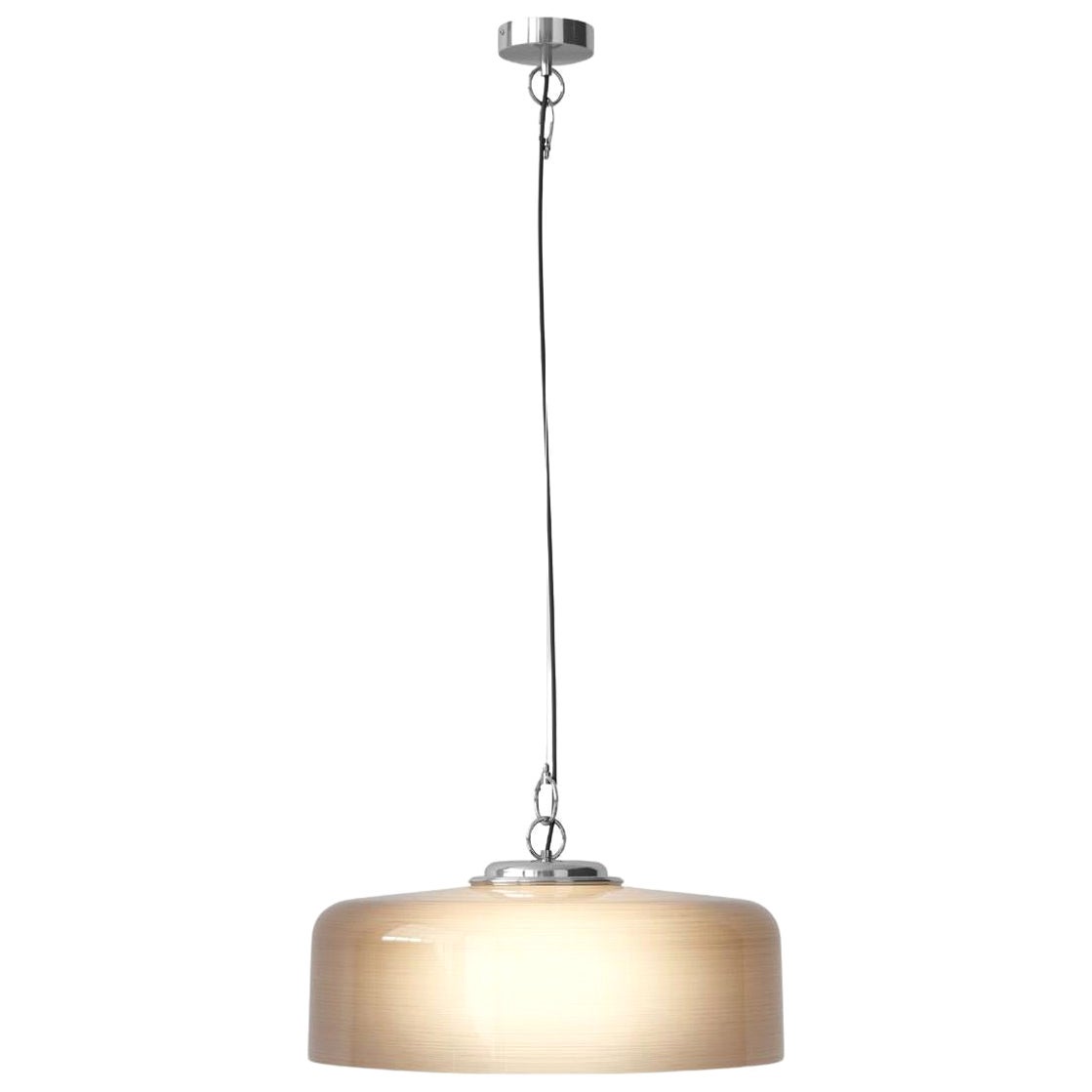 Franco Albini & Franca Helg 'Model 2050' Suspension Lamp in Smoke for Astep For Sale