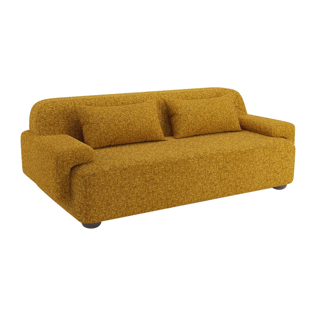 Popus Editions Lena 2.5 Seater Sofa in Amber Venice Chenille Velvet Upholstery For Sale