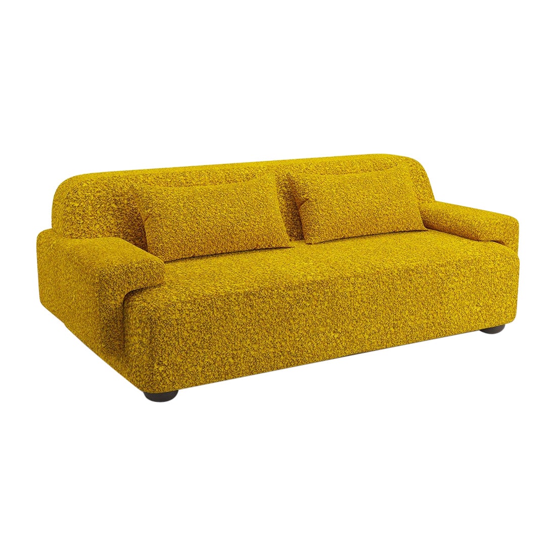 Popus Editions Lena 2.5 Seater Sofa in Amber Athena Loop Yarn Upholstery For Sale