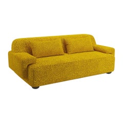 Popus Editions Lena 2.5-Sitzer Sofa in Bernstein Athena Loop Yarn Polsterung