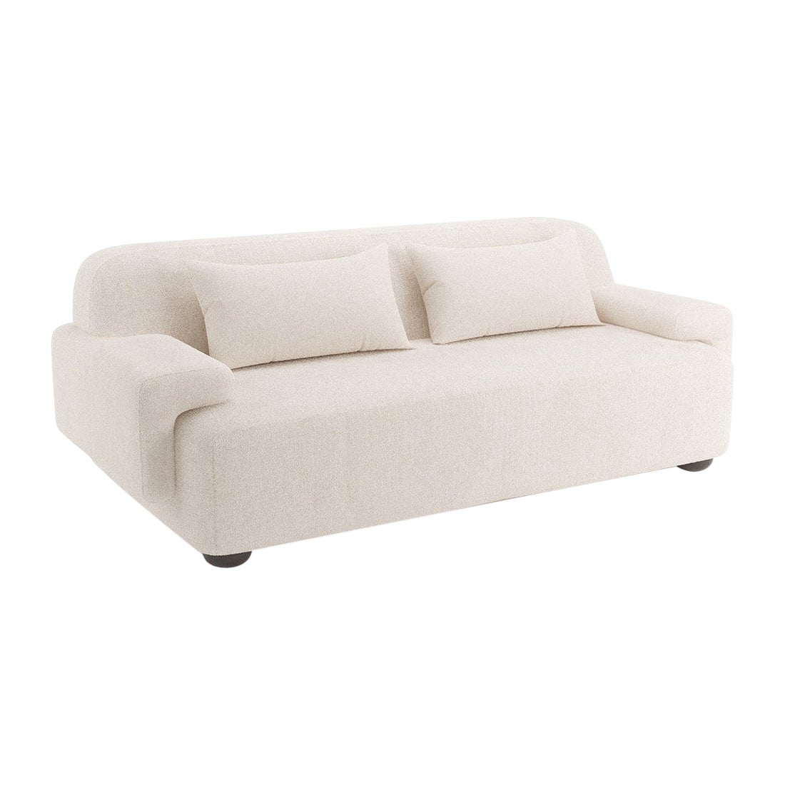 Popus Editions Lena 2.5 Seater Sofa in Macadamia London Linen Fabric For Sale