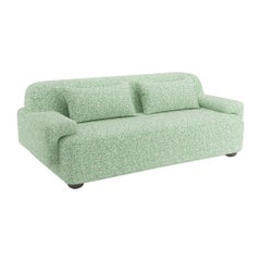 Popus Editions Lena 2.5 Seater Sofa in Grass Zanzi Linen with Wool Blend Fabric