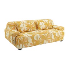 Canapé Popus Editions Lena 2,5 Seater en tissu d'ameublement jacquard rouille Miami