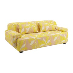 Popus Editions Lena 2.5 Seater Sofa in Pink Miami Jacquard Upholstery