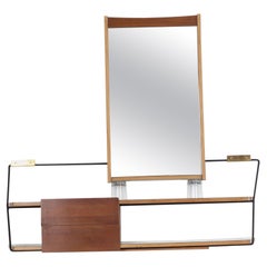 Retro  Italian Set, Consisting of a Mirror and a Console