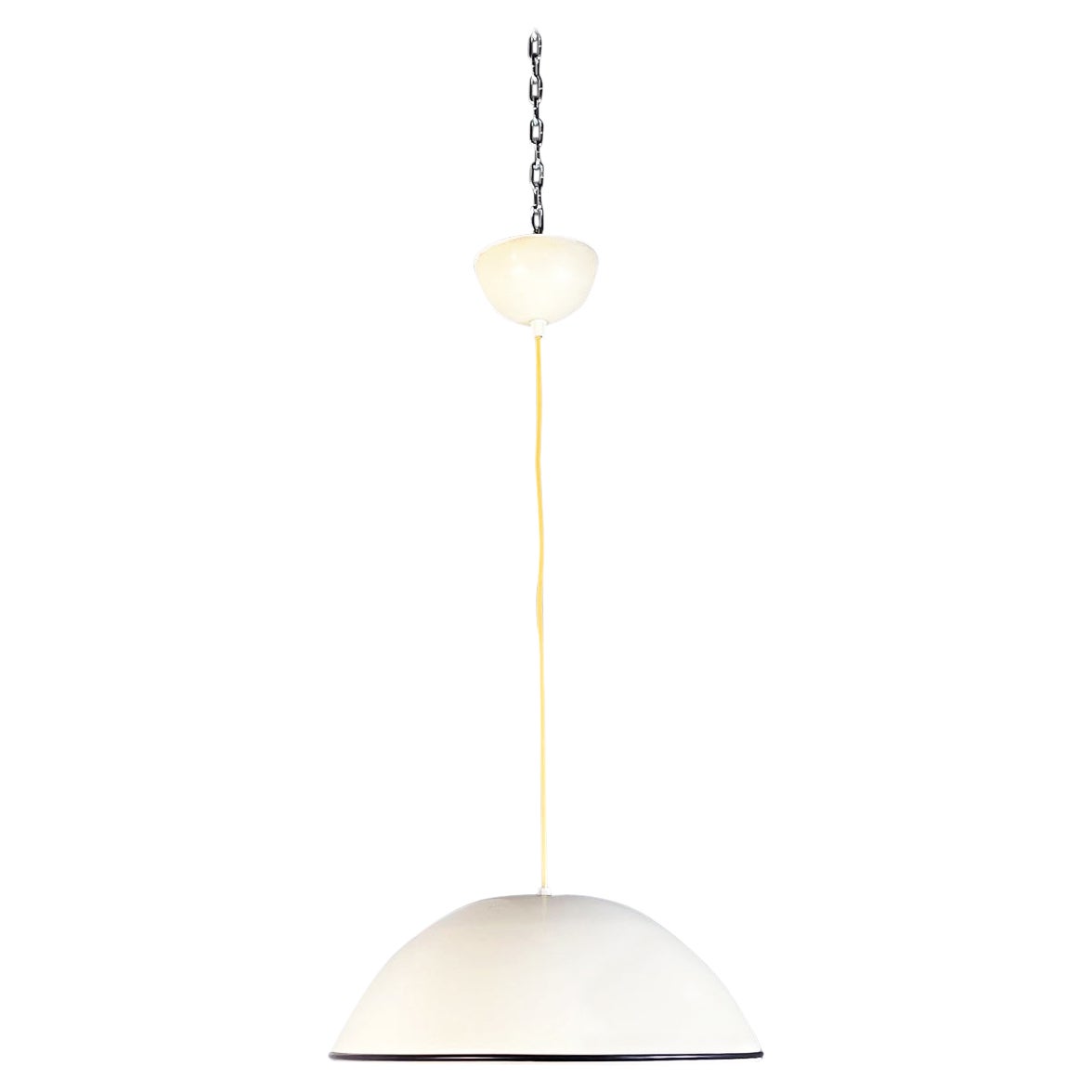 Italian Mid-Century Metal Suspension Lamp Relemme by Castiglioni for Flos, 1970s
