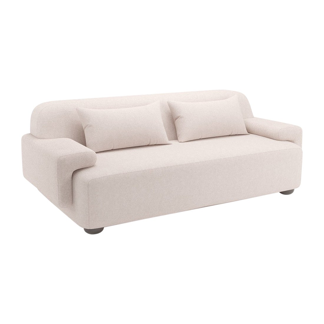 Popus Editions Lena 3 Seater Sofa in Natural Cork Linen Upholstery