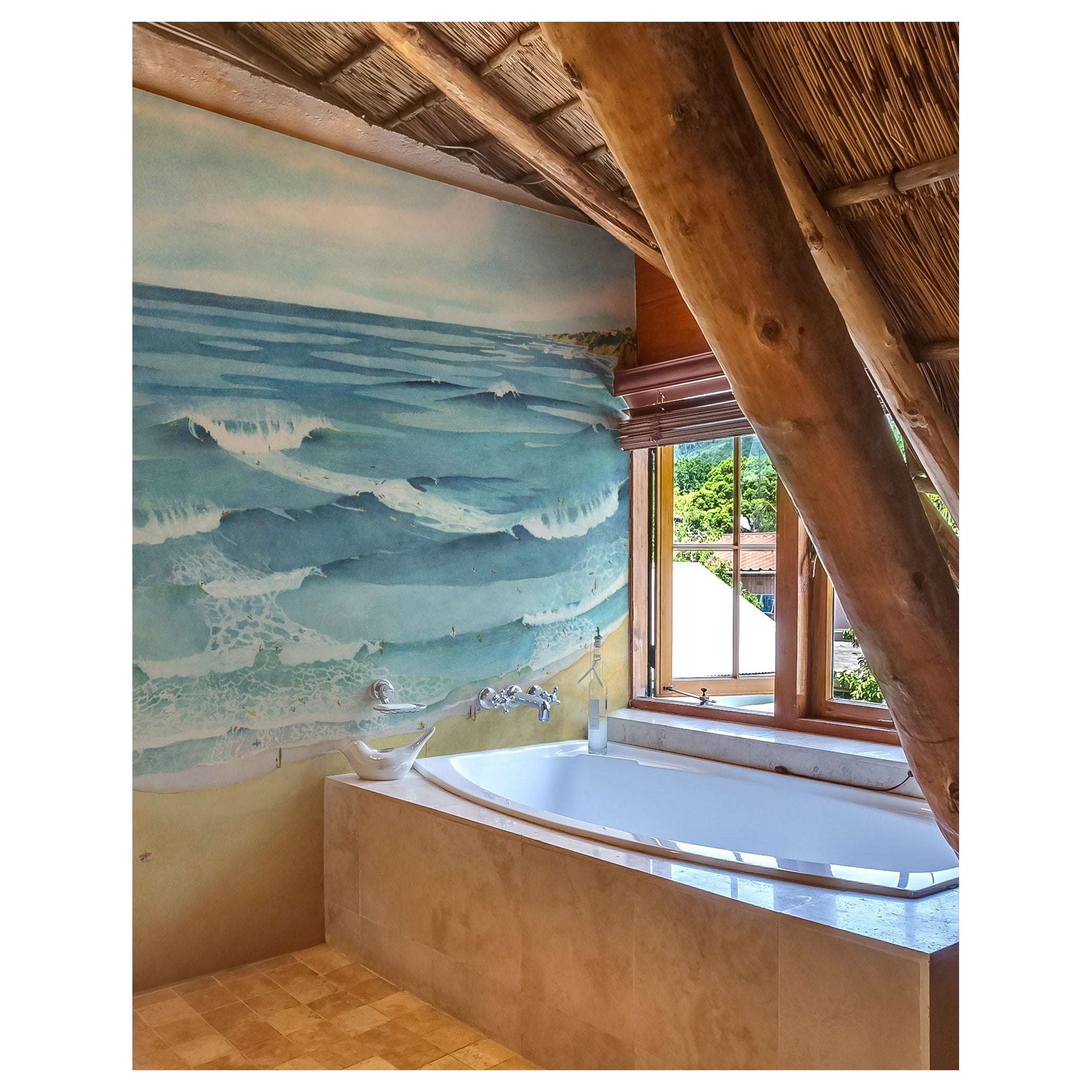 Surfen – anpassbar – Digitaler Druck – Wanddekor – Isidore Leroy