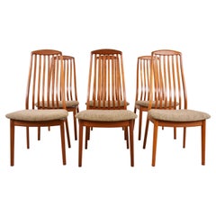 Set of 6 Dining Chairs, Model EVA by Niels Kofoed, Denmark