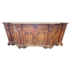 Großes geschnitztes toskanisches Sideboard aus dem 19.