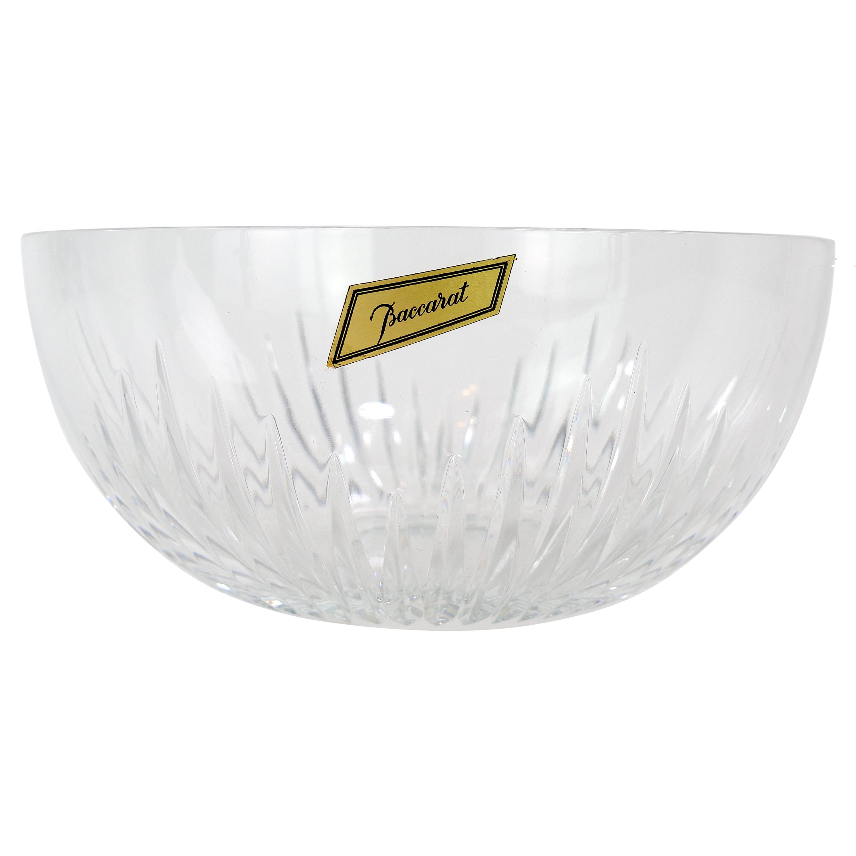Large Baccarat Crystal Tableware Serving Bowl For Sale