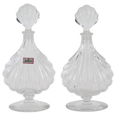 Retro Elegant Baccarat Crystal Pair Perfume Bottles