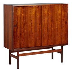 Used Hans Wegner Tall Rosewood Cabinet c1960s
