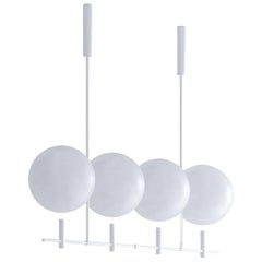 Luna Luminaire / Chandelier Horizontal I04 in Matte White