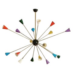 Vintage Big Colour Sputnik Style vintage anni '80 