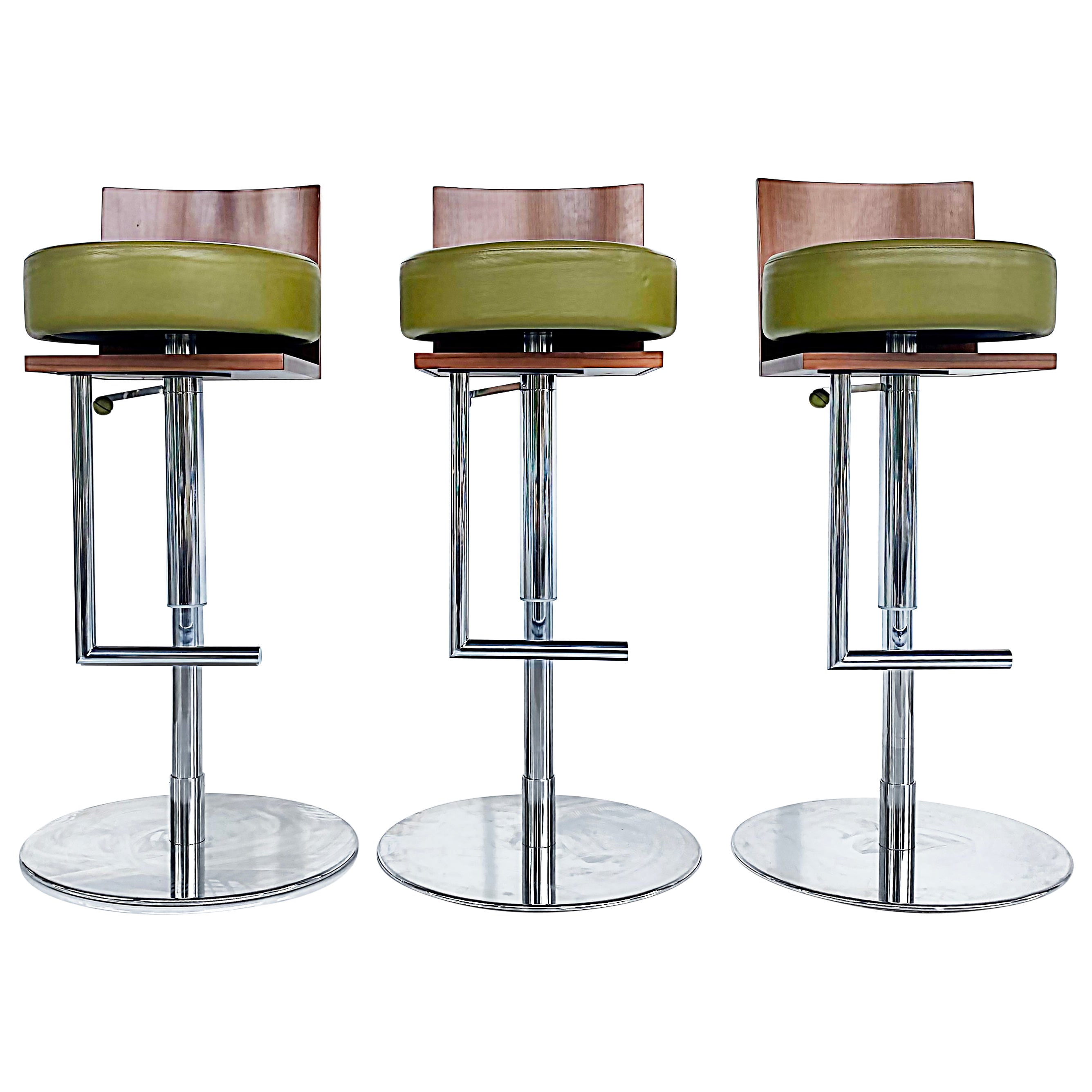 Set of 3 Clifford Pascoe Bar Stools at 1stDibs mcm bar stools, mcm