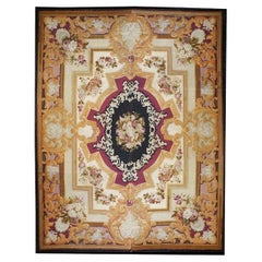 19th Century 14x17 French Aubusson Tapestry Rug #9902078