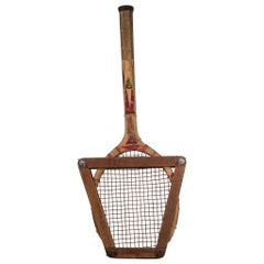 Vintage Tennis Racket and Two Badminton Rackets, C. 1940-1950