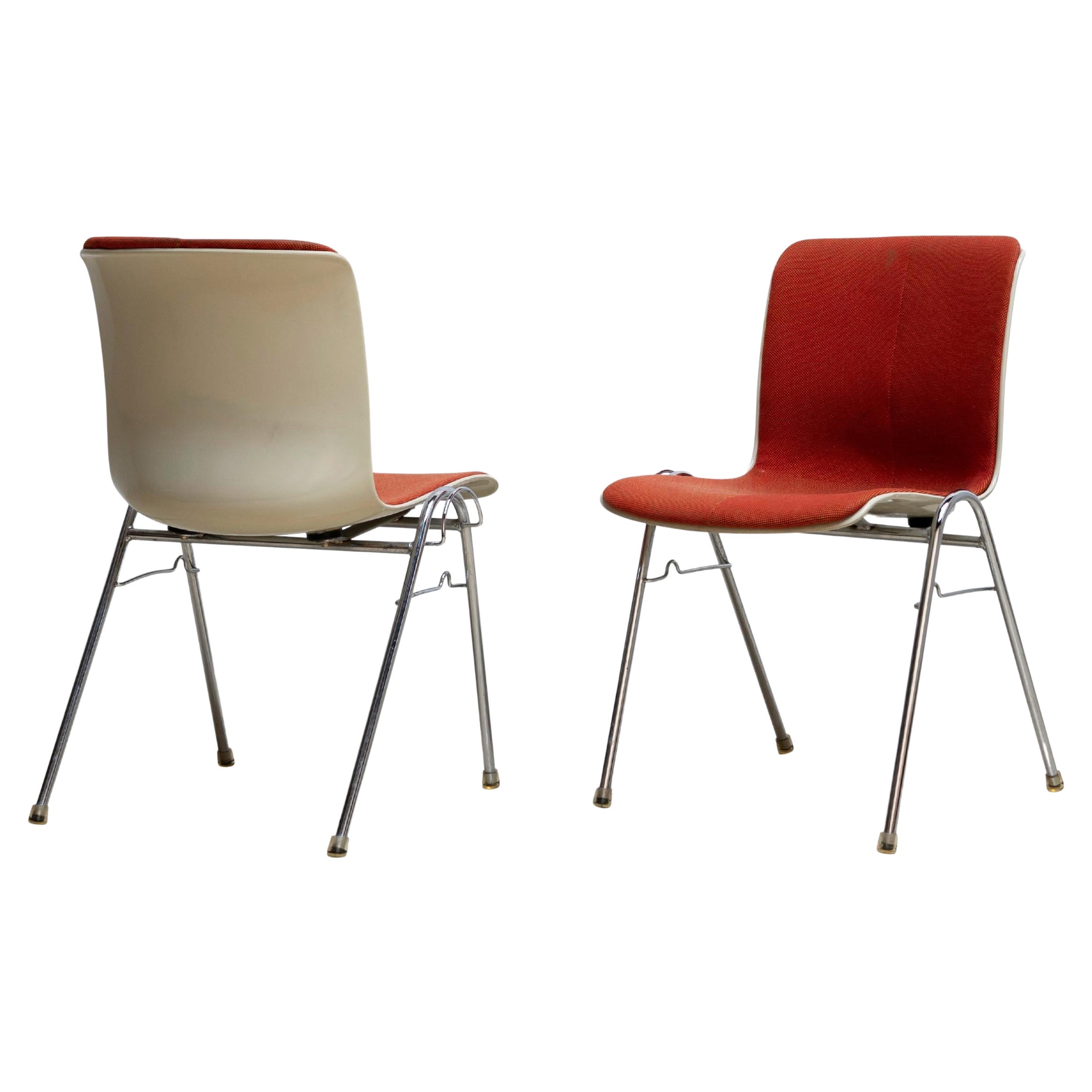 Paire de chaises d'appoint Sori Yanagi pour Kotobuki, conçues en 1969