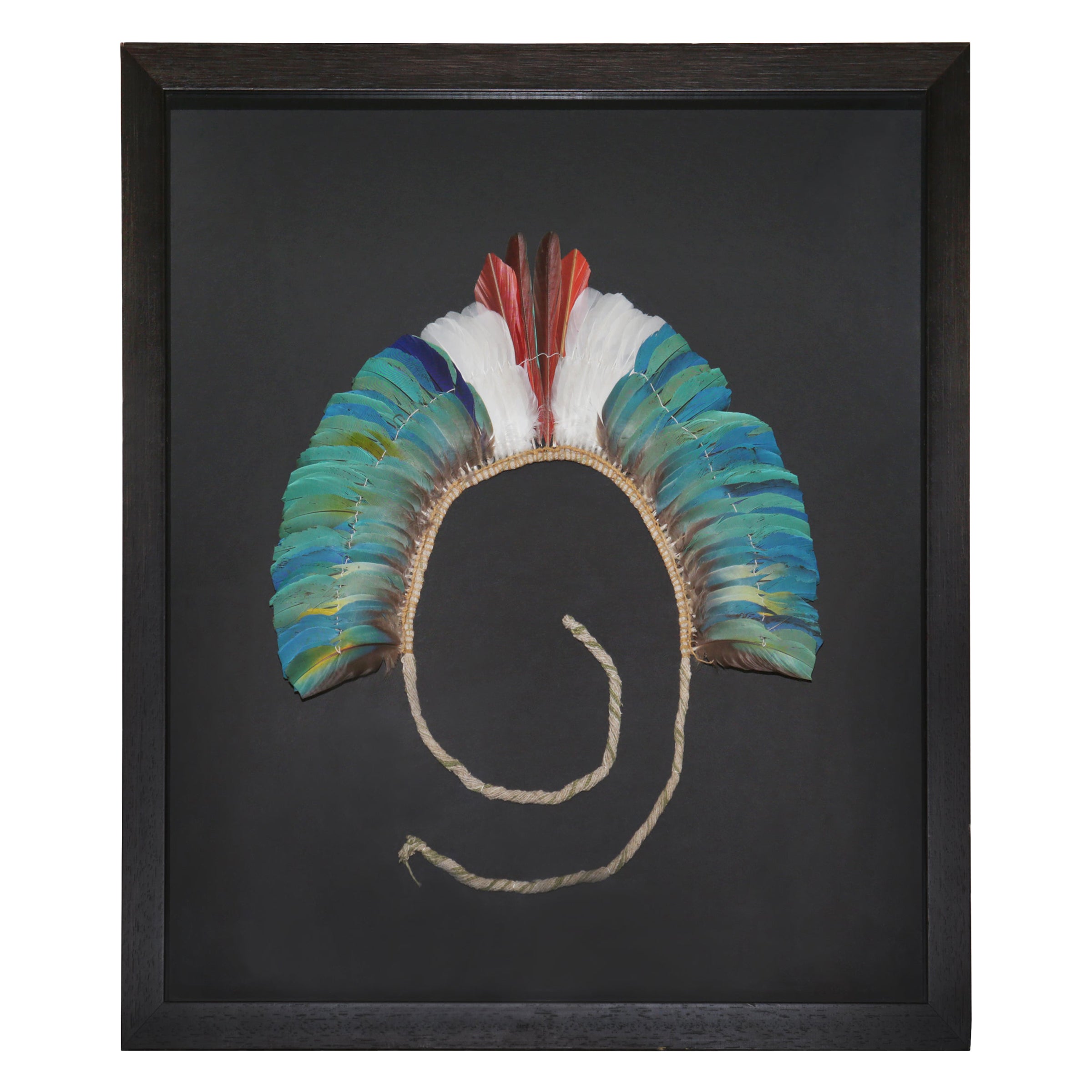 Kayapo 3 Headdress with Natural Feathers