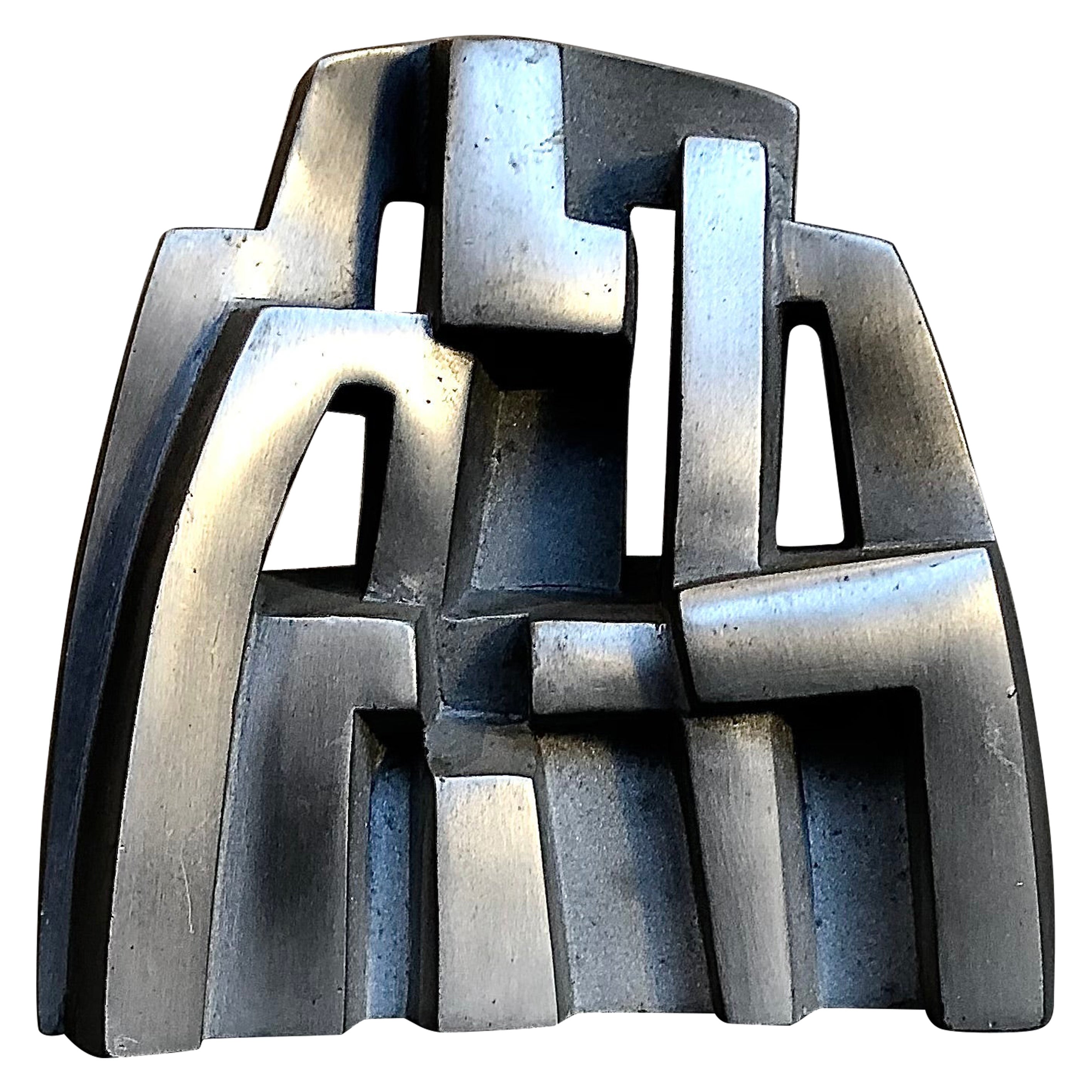 Parvine Curie (1936-, France) : sculpture originale aluminium numéroté 1/8  ex. For Sale at 1stDibs