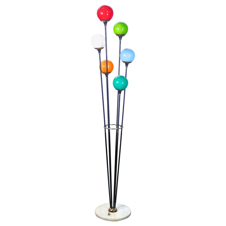 "Alberello" Floor Lamp, Stilnovo Design, Three Stage Lighting, Italy ...