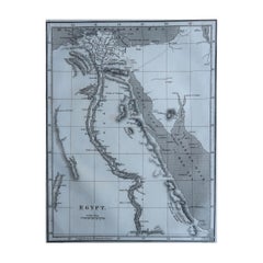 Original Antique Map of Egypt, Sherwood, Neely & Jones, Dated 1811