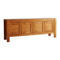 Elm Wood Sideboard in the Style of Maison Regain by Atelier Chauvin