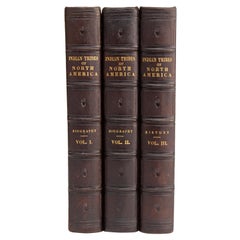 Antique 3 Volumes, T.L. McKenney & J. Hall, History of Indian Tribes of North America