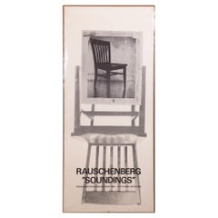 Robert Rauschenberg MOMA Soundings, Vintage-Ausstellungsplakat, 1968-1969, ungerahmt