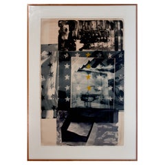 Vintage Robert Rauschenberg Carillon 1981 Signed Lithograph 12/29 Framed