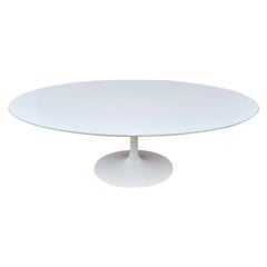 Saarinen for Knoll Oval Dining Table Cast Iron Base