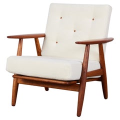 Retro Hans Wegner Cigar Lounge Chair for Getama