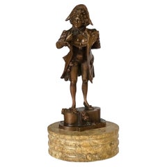 19th Century French Napoleonic Era Dressed Bronze Figurine