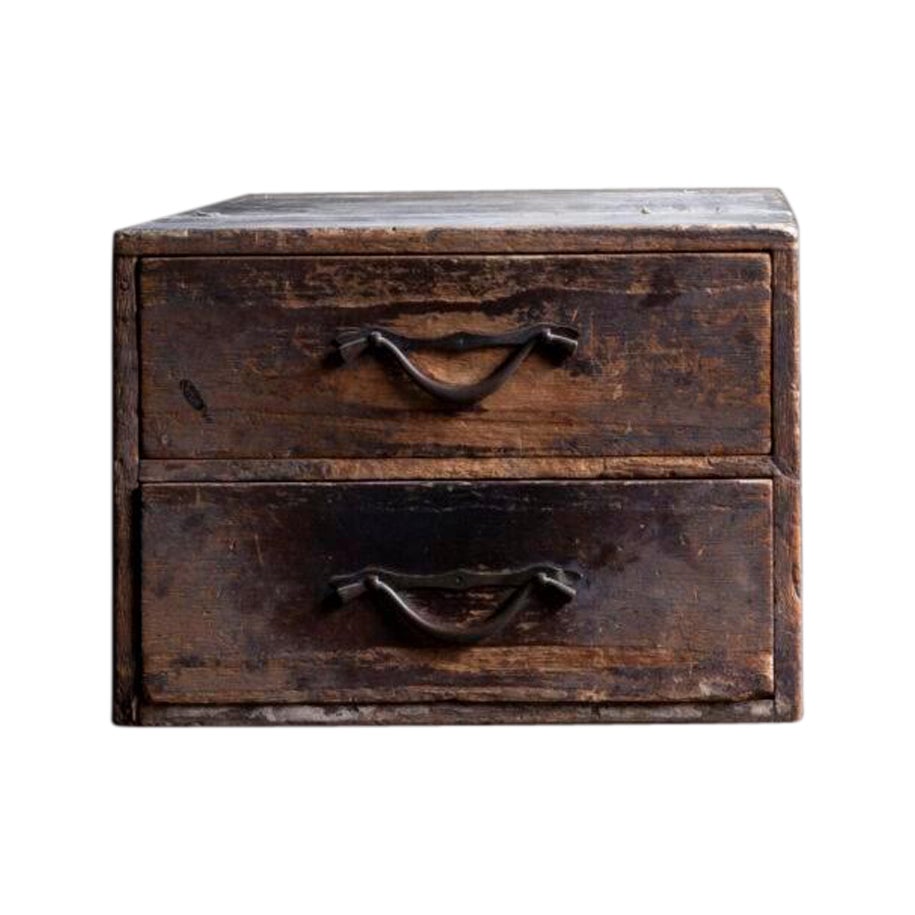 Antique Small Chest of Drawers from Edo period 19th Century, Japan For Sale