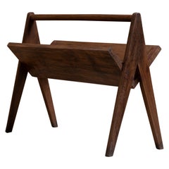 Pierre Jeanneret Magazine Rack, Circa 1960s, Chandigarh, India