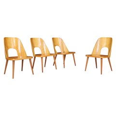Oswald Haerdtl Set of Four Easy Chairs, 1950s