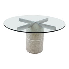 Table de salle à manger Paracarro de Giovanni Offredi pour Saporiti, 1970