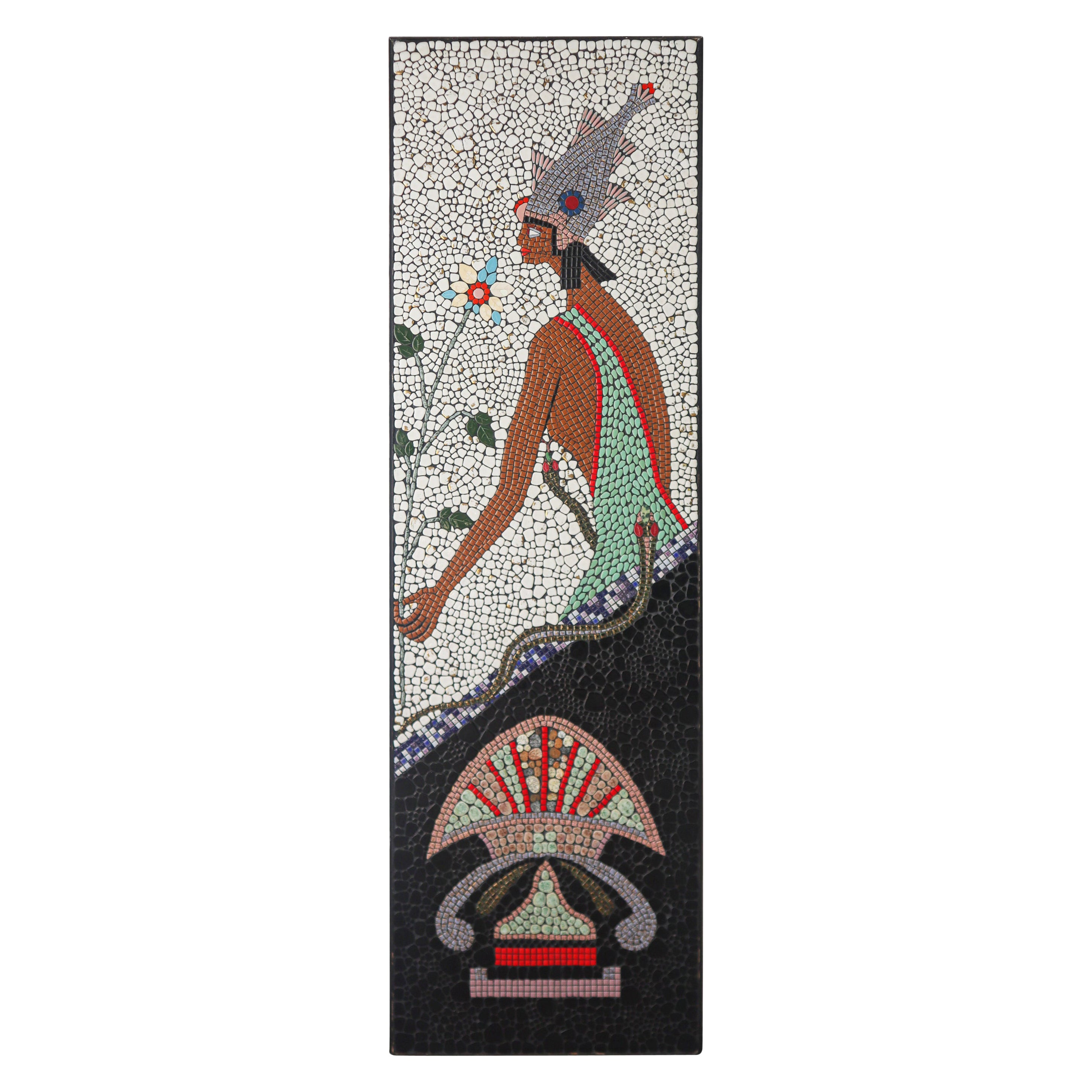 Mosaico della dea egizia di metà secolo