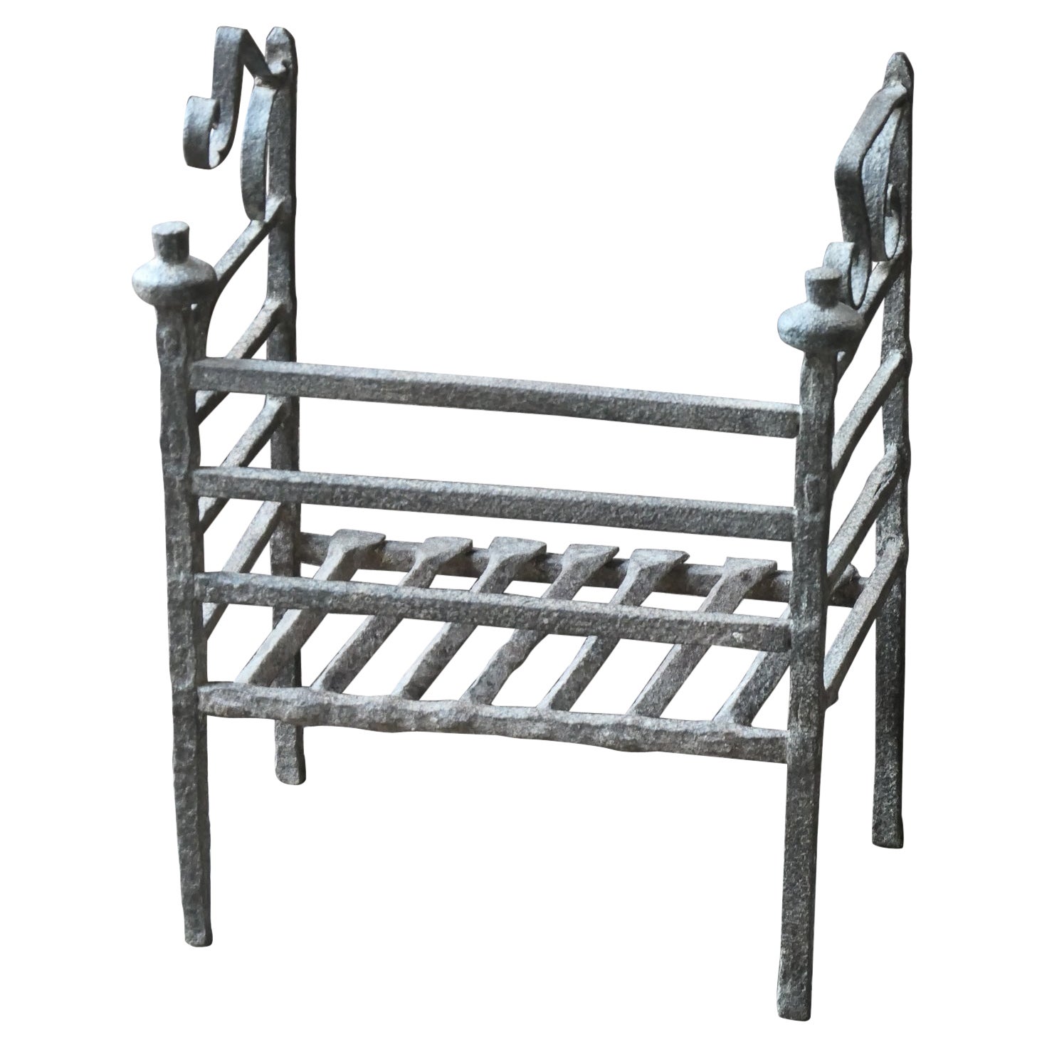 17th Century French Gothic Fire Grate For Sale