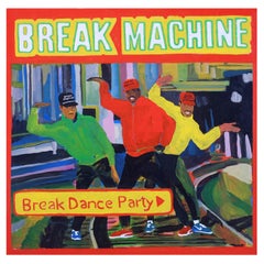 'Break Dance Party' Portrait Painting by Alan Fears Pop Art