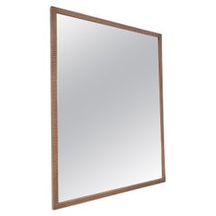 Mid-Century Modern Large Italian Wooden Mirror, 1940s