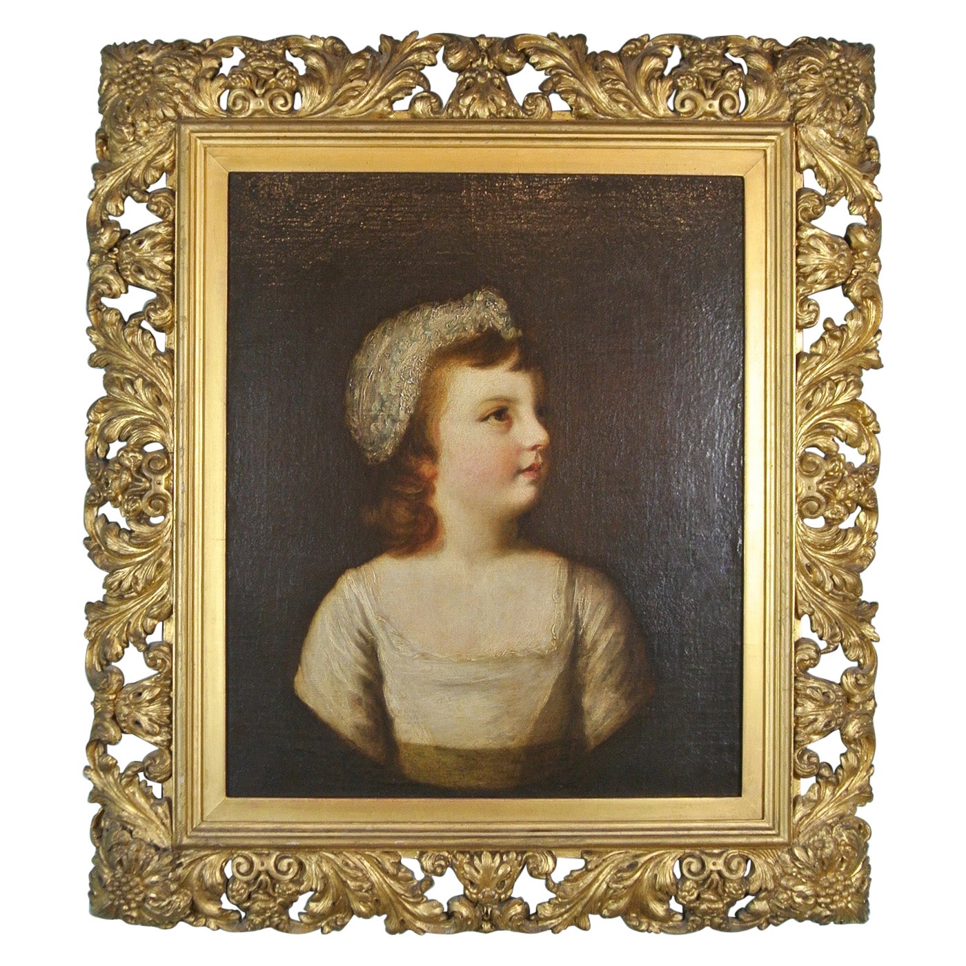 École anglaise du XVIIIe siècle, style Lady Catherine Mary dans son enfance en vente