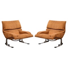 Pair of Saporiti Italia Onda Lounge Chairs