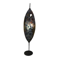 Erna Piechna-Sowersby Changing Colors - Bouclier en verre fusionné sur support métallique, 2009