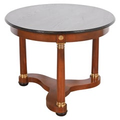 Tavolo da centro Baker Furniture in Wood Wood, ottone ed ebanizzato