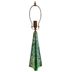 Retro Green Porcelain Seafoam Lamp