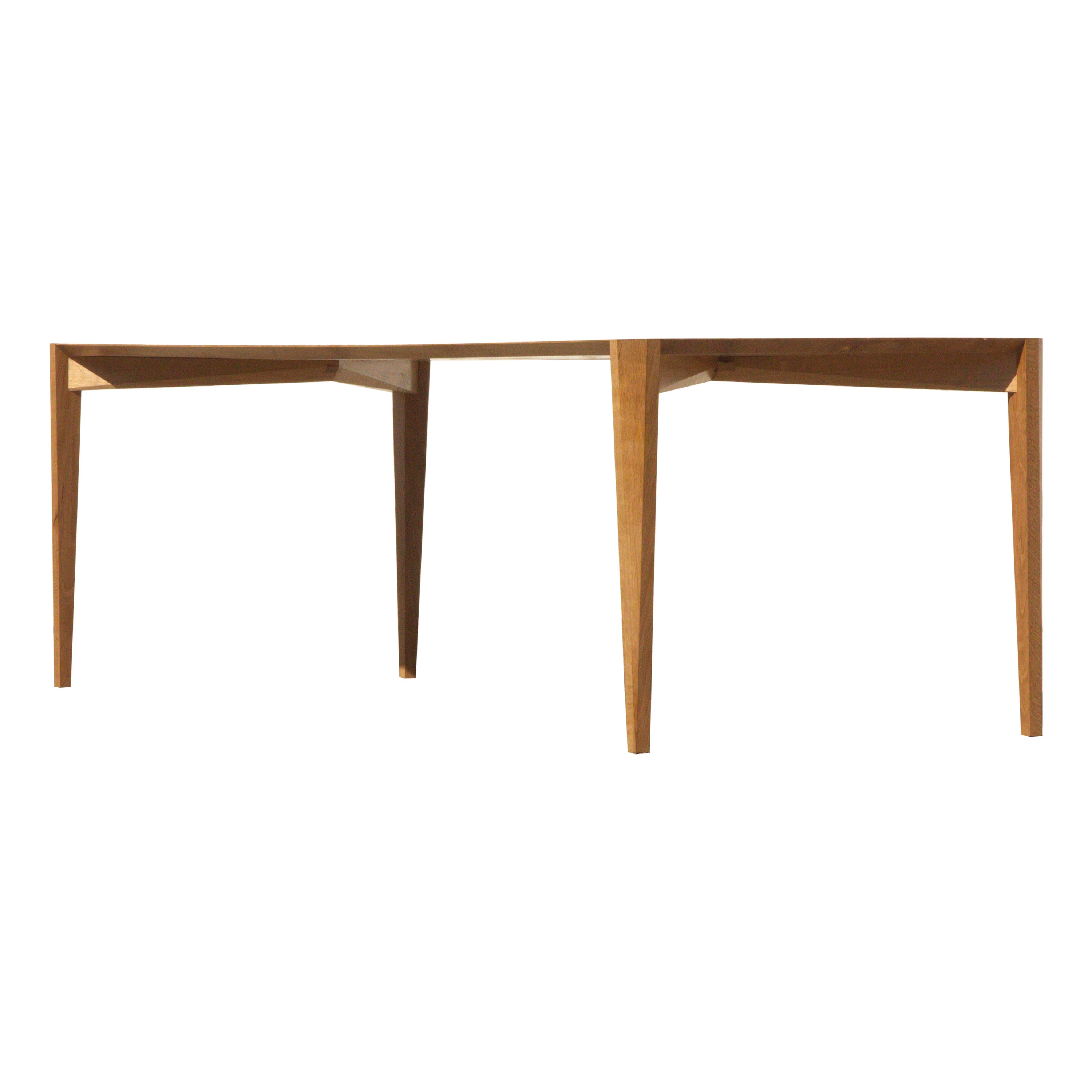 Mar Dining Table, a Sculptural and Modern Light Solid Oak Table by Tomaz Viana For Sale