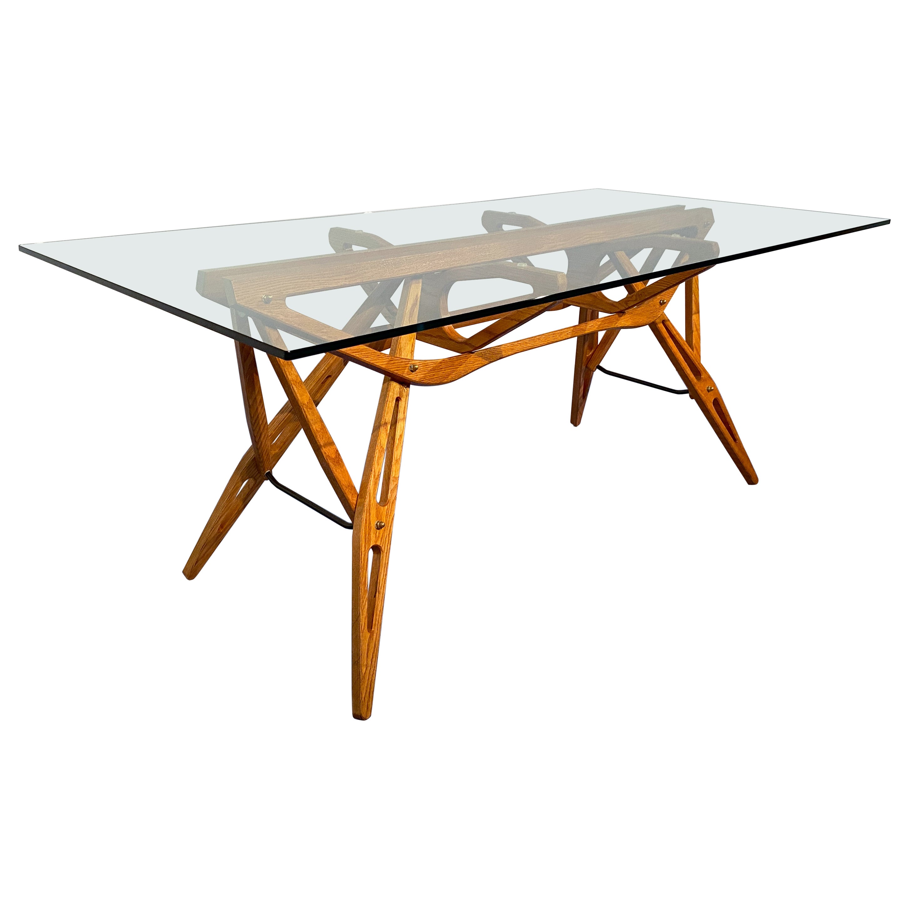 Italian "Reale Table" Designed by Carlo Mollino Produced by Zanotta, 1990